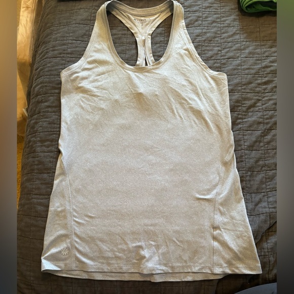 Athleta Racerback Tank Heather Gray Small - Picture 1 of 6